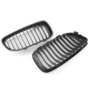 กระจังหน้า BMW สีดำเงา แบบเส้นเดี่ยวหรือเส้นคู่ สำหรับปี 2009 2011 E90 E91 วัสดุพลาสติก ABS อะไหล่แต่ง - Product Image 3
