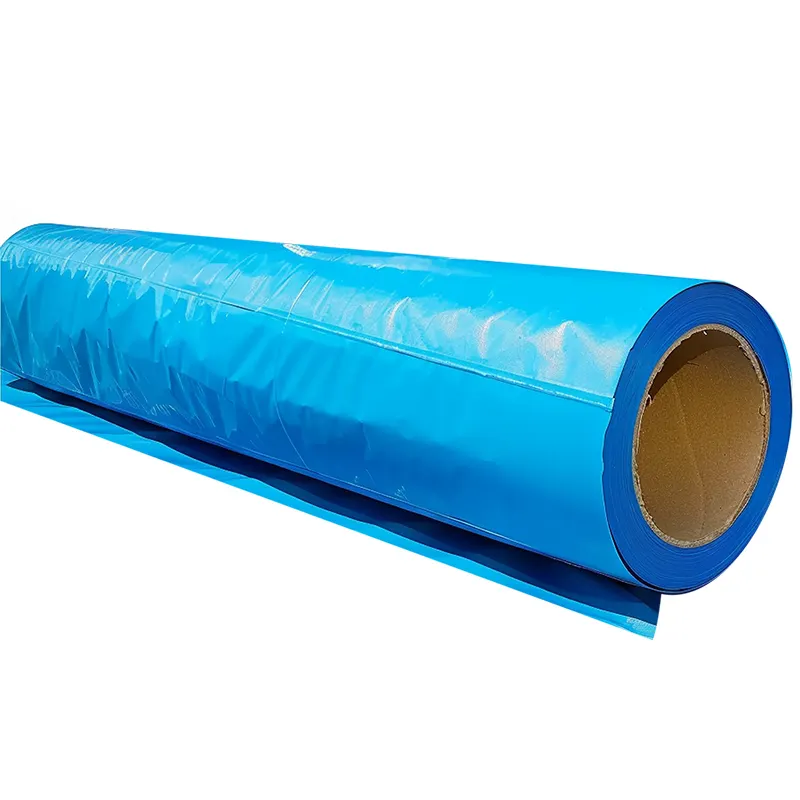 ملاءات البناء البلاستيكية من البولي إيثيلين 6-12 ميل مخصصة لون أزرق حاجز البخار