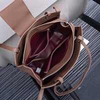 Bolsos de Hombro de Cuero Genuino para Mujer, Bolsos Tote de Gran Capacidad, Cuero Vacuno TC con Interior de Cuero Sintético, Bolsos para Dama