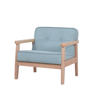 Sillón Individual para Niños Pequeños, Estructura de Madera Maciza, Tela de Pana, Ergonómico, Plegable, Moderno, Portátil, Ecológico, para Comedor y Dormitorio - Product Image 4