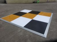 Plancher de danse portable Plancher de danse portable bon marché Piste de danse à carreaux noir et blanc