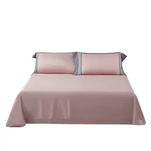 Moda De Luxo De Cristal De Veludo Lenzuola Set 3 Pezzi Lace Bed Sheets Saias Fronhas Bedding Set