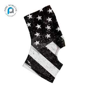 Puro stile bianco nero stampa stella americana stampa calcio sputo personalizzato sublimazione calcio calcio tacchettatura produzione - Product Image 5
