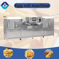 Machine automatique de fabrication de rouleaux d'œufs pour boulangerie, tubes à gaufres, grande capacité