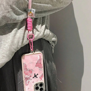 Cover per <span class=keywords><strong>iPhone</strong></span> 15 14 Plus 13 12 17 Pro Max con mappa dell'aereo e cordino, accessori per cellulare, custodia posteriore - Offerta imperdibile - Product Image 5