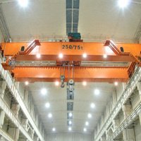 Pont roulant électrique à double poutre 5T-200T, certifié CE ISO pour usine