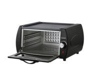 Four à toaster électrique mini 2100W avec minuterie numérique, capacité de 15L, classe d'efficacité énergétique, prêt pour l'extérieur, plaque à pâtisserie incluse