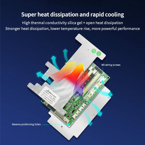   BMS Inteligente Automático para Baterías LFP NMC de 8s-24s, 36V 48V 60V 72V, 40A 60A 100A 150A 200A con UART 485 Canbus - Product Image 4