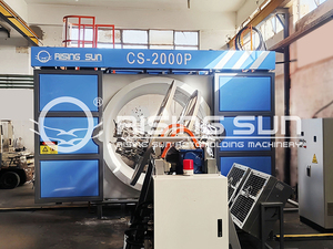 Nouvelles pièces en plastique creuses de grande conception faisant la machine de rotomoulage de navette à vendre - Product Image 3