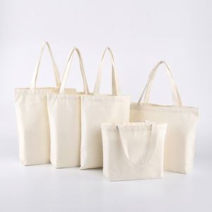 Spot Wholesale High Quality Eco Friendly Reusable <b>Cloth</b> Canvas Cotton Shopping Tote <b>Bag</b> - Product Image 3