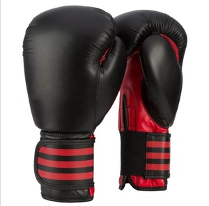 Guantes de boxeo profesionales con logotipo personalizado, guantes de boxeo de cuero, fabricados en paquistaní, venta al por mayor - Product Image 1