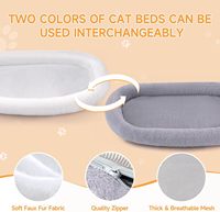 Lit suspendu pour chat, hamac confortable pour chaton, perchoir pliable, hamac de fenêtre pour chat