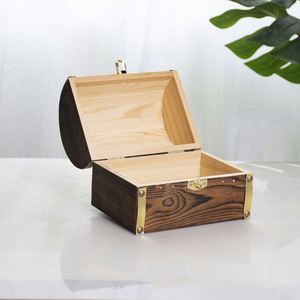 Coffre au trésor pirate en bois personnalisé en gros, boîte à bijoux en bois pour la décoration de la maison - Product Image 5