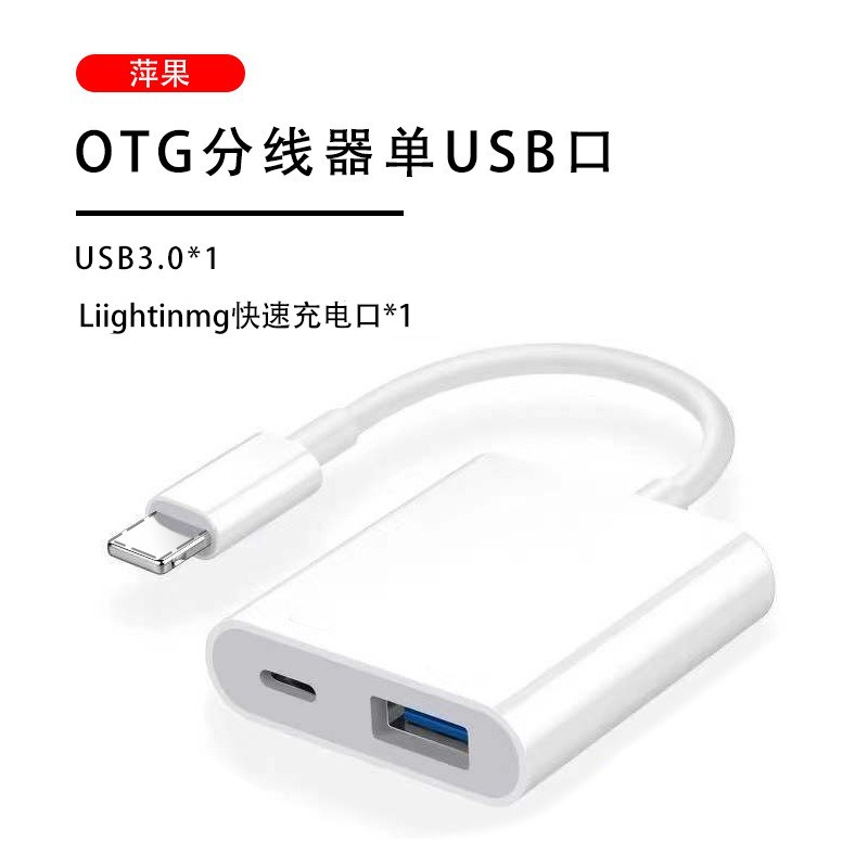 Apple OTG adapter two in one