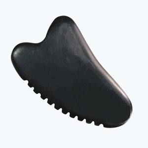 Outil de massage Gua Sha en pierre de Bian naturelle, masseur facial pour le cou et le corps, vente directe usine - Product Image 1