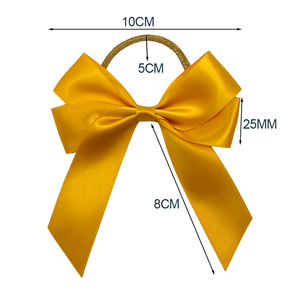 पीसी रिबन कस्टम पूर्व टाई साटन रिबन धनुष लोचदार धनुष के लिए खिंचाव लूप के साथ खिंचाव लूप के साथ - Product Image 2