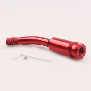 Car Gear <b>Knob</b> Aluminum Alloy <b>Adjustable</b> Curved Red For Volkswagen T4 1990-2003 - Product Image 2