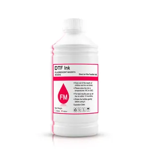 Ocinkjet 4 색 형광 DTF 잉크 네온 DTF 잉크 엡손 애완 동물 전송 필름 인쇄 DX5 5113 L1800 L805 DTG 프린터