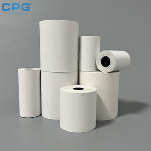 Bulk OEM Custom 80x80mm BPA Free Logistics Thermal <b>Paper</b> 55gsm Warehouse Shipping Management Thermal Sticker Receipt Roll - Product Image 1