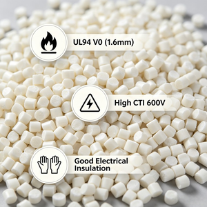 Gránulos de PC Ignífugos Sin Halógenos GOWE V0 con Alto <span class=keywords><strong>CTI</strong></span> para Carcasas de Fuentes de Alimentación y Cargadores - Product Image 3