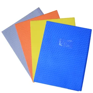 A4 A5 Waterproof Bright Color Pvc Popular Eco-friendly Solid Flower Star Diamond Embossed Book Cover For Kids