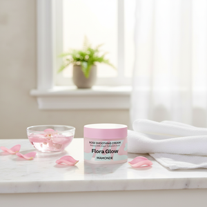 Mamonde Flora Glow Rose Smoothing Cream 50mL <b>Face</b> Lotion of High Quality - Product Image 3