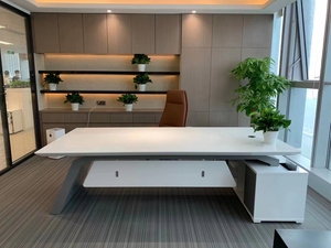 <span class=keywords><strong>2025</strong></span> sang trọng hiện đại điều hành mô-đun Trắng MDF bàn làm việc rộng rãi lớn nơi bảo hành 3 năm cho tổng giám đốc văn phòng Ông Chủ - Product Image 5