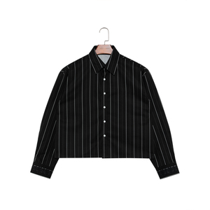 Camisa de Franela a Rayas Urbana para Hombre, Gruesa, Casual, de Manga Larga, 100% Algodón, Personalizada, con Botones - Product Image 3