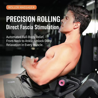 Rouleau de massage percussif automatique, masseur corporel complet avec support trépied pour la relaxation musculaire et la récupération après l'entraînement