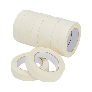Độ bám dính cao dễ dàng loại bỏ Trắng <span class=keywords><strong>masking</strong></span> <span class=keywords><strong>tape</strong></span> chịu nhiệt cao su cho bức tranh và các ứng dụng khác - Product Image 1