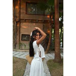 Fidelya <b>White</b> Two-Piece <b>Bikini</b> & Beachwear <b>Set</b> - Product Image 4