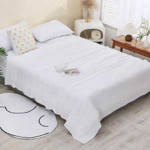 Manta de Muselina 100% Algodón Ecológica, Tejida de 6 Capas, Super Suave, Grande, para Bebé, Sábana, Dormitorio, Sofá - Product Image 3