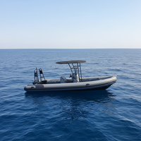 Bateaux gonflables jantes 700 en aluminium, livraison gratuite, grande vitesse, bateaux gonflables Orca Hypalon/PVC à vendre