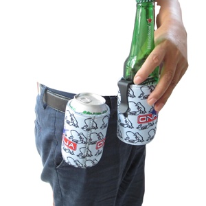 RYO Neoprene Insulated Waterproof Portable 12oz Large Capacity Stubby Can Cooler Holder with Belt Clip for Outdoor Use - Product Image 6