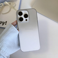 Coque de téléphone personnalisable 16 Pro Max, dégradé givré effet brume, magnétique, transparente, 2 mm d'épaisseur, avec support d'objectif multicolore