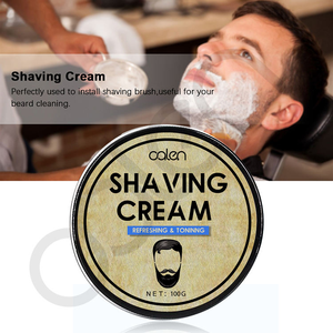 Crème à raser bio personnalisée pour hommes, marque privée, 100g, soin hydratant naturel pour la <span class=keywords><strong>barbe</strong></span> - Product Image 4