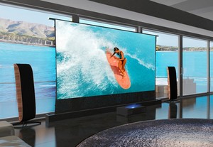Écran élévateur de sol motorisé 120 "pour projecteur de télévision laser grille PET CLR 4K UST ALR écran pour <span class=keywords><strong>Wemax</strong></span> <span class=keywords><strong>One</strong></span> 4K - Product Image 5