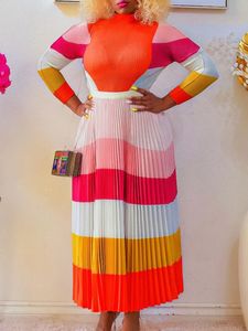 TKS Factory Wholesale Corn <strong>Kernels</strong> Autumn New Print Skirt Set Sleeves Pleated Skirt Dress - Product Image 2