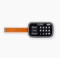 Clavier matriciel FFC PCB étanche avec superposition graphique, bande de contact en caoutchouc silicone, interrupteur à membrane 5V/12V/24V 2A 100000