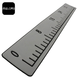 Melors antideslizante en relieve hoja pescado gobernante herramienta de medición - Product Image 4