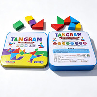 Emballage personnalisé en boîte métallique colorée pour jeu de cartes familial, boîte en métal pour jeu de société