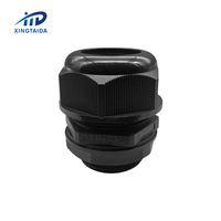 Presse-étoupe réglable étanche IP68 en plastique M40 avec connecteur de câble pour conduits et raccords en EPDM avec écrou de blocage