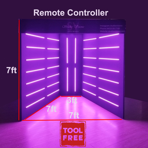 7 kaki alat aluminium Gratis pengaturan cepat portabel lampu LED terowongan latar belakang Stan penutup - Product Image 2