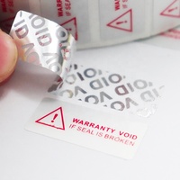Étiquette de sécurité anti-effraction ronde autocollante imperméable à l'eau avec impression personnalisée, hologramme, étiquette anti-effraction sans résidu