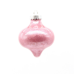 Prix usine Direct 8cm Boule De <span class=keywords><strong>Verre</strong></span> Double Pointu Oignon Monté Ornements En <span class=keywords><strong>Verre</strong></span> Décorations De Boule De Noël - Product Image 5