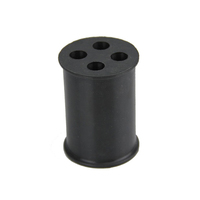 Coussins de baril à œillets à 3/8 trous Manchon de câble flexible en caoutchouc coaxial de 1/2 pouces avec diamètre variable