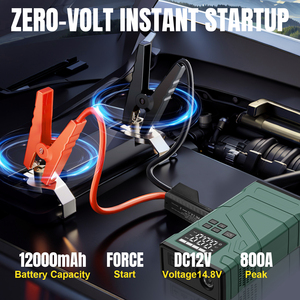 5 in 1 12VJump With Portable Tire 8000mAh Professional for Tires Pre Set Function WLT2503-P1-4 8000mAh Battery Pr - Product Image 3