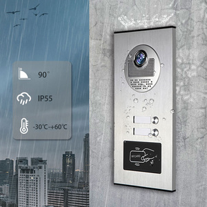 Sistema de Intercomunicación para Apartamentos Multifamiliares, 2/<span class=keywords><strong>3</strong></span>/4/6/8/10/12 Unidades, Monitor de 7 Pulgadas, <span class=keywords><strong>Videoportero</strong></span> Interior/Exterior, Desbloqueo con Tarjeta de Identificación - Product Image 2