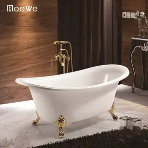 small plain bath tub with four legs, claw foot bathtub stand alone soaker acrylic freestanding tubs