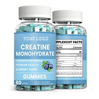 Gummies de créatine monohydrate à marque privée OEM – Supplément de créatine à croquer pour la force musculaire et l'amélioration des performances
